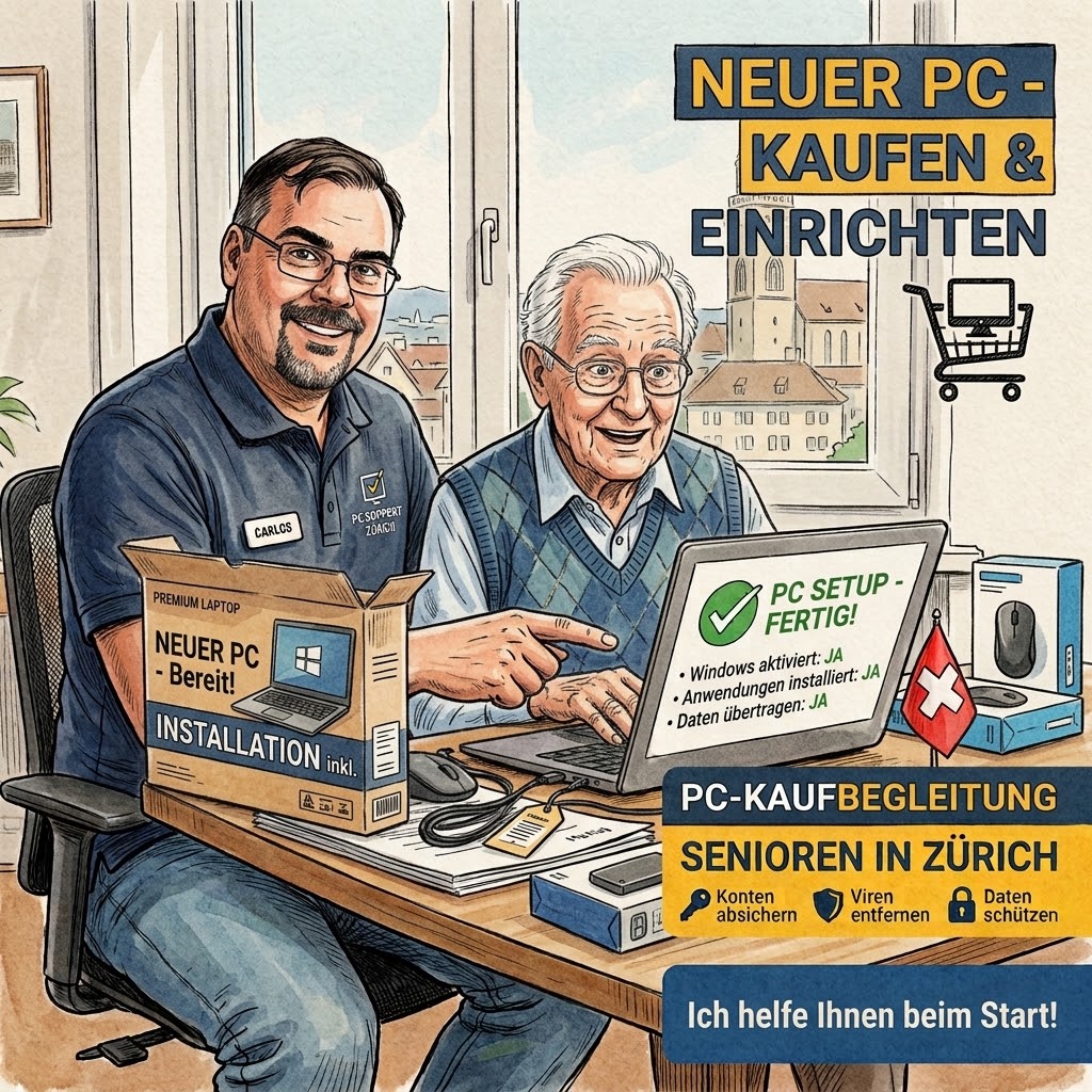 PC Hilfe beim Kaufen und Einrichten von PC